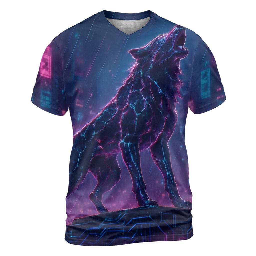 Chrome Circuit Howl custom all-over print shirts