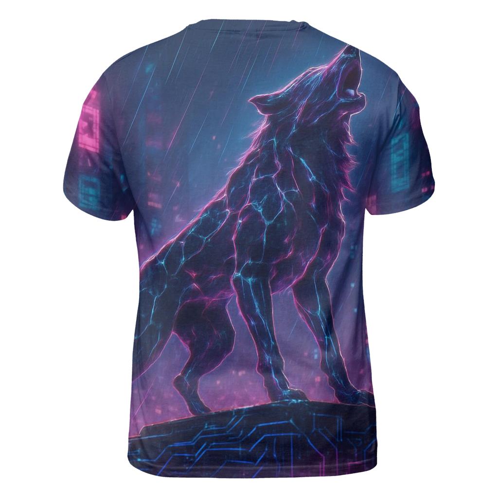 Chrome Circuit Howl custom all-over print shirts