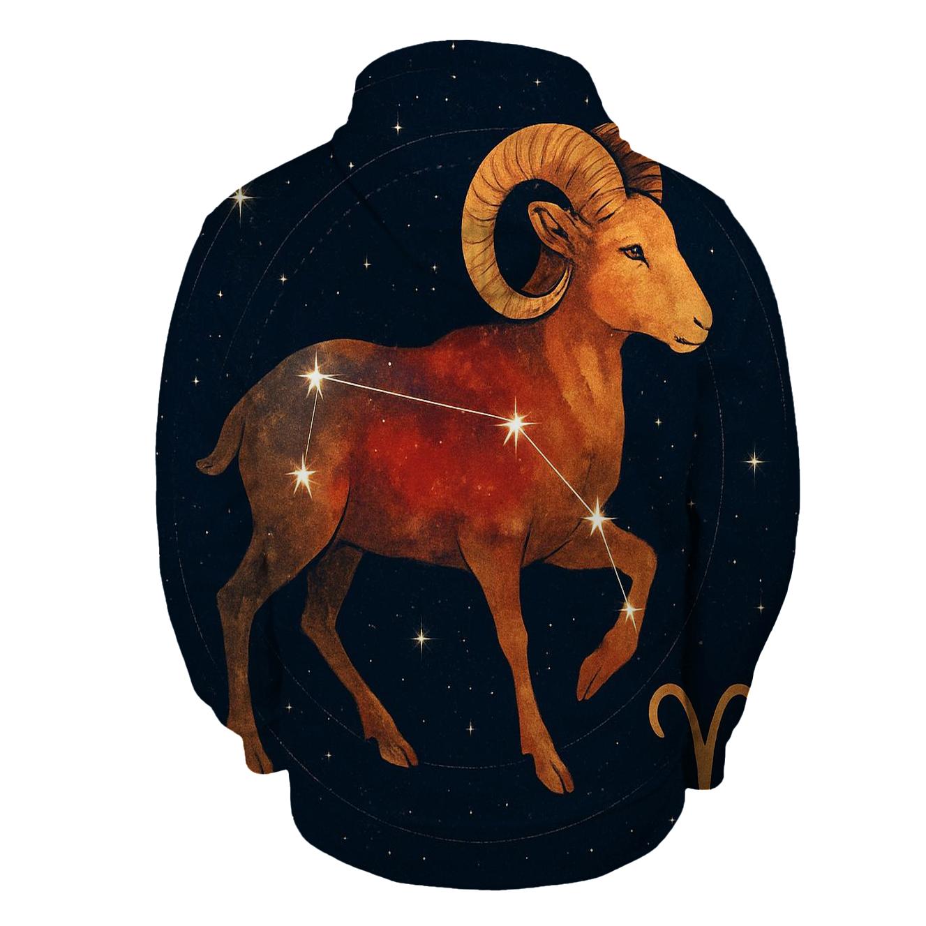 Celestial Aries Constellation Map hoodie trends