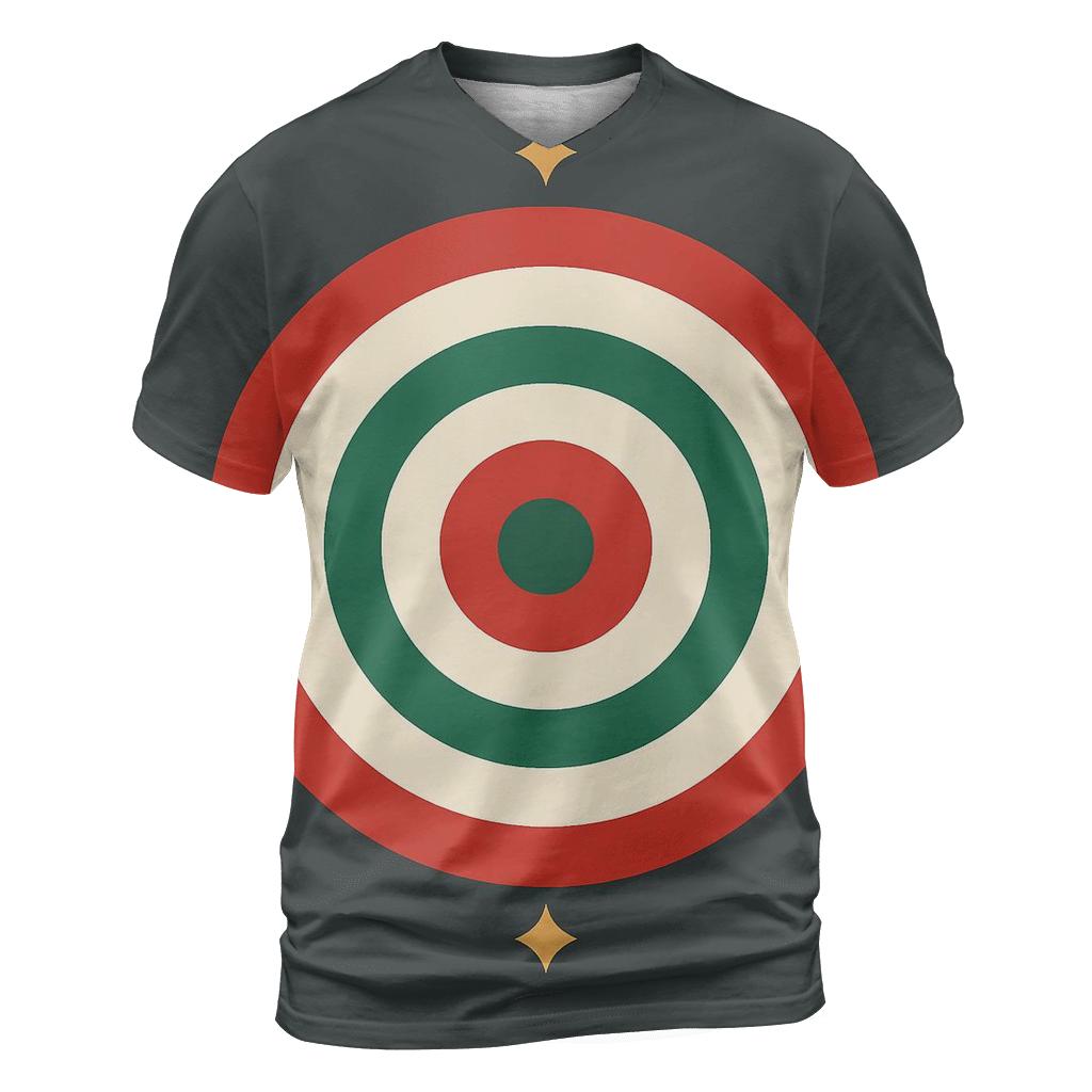 Ornament Ring Mandala vibrant all-over design tees