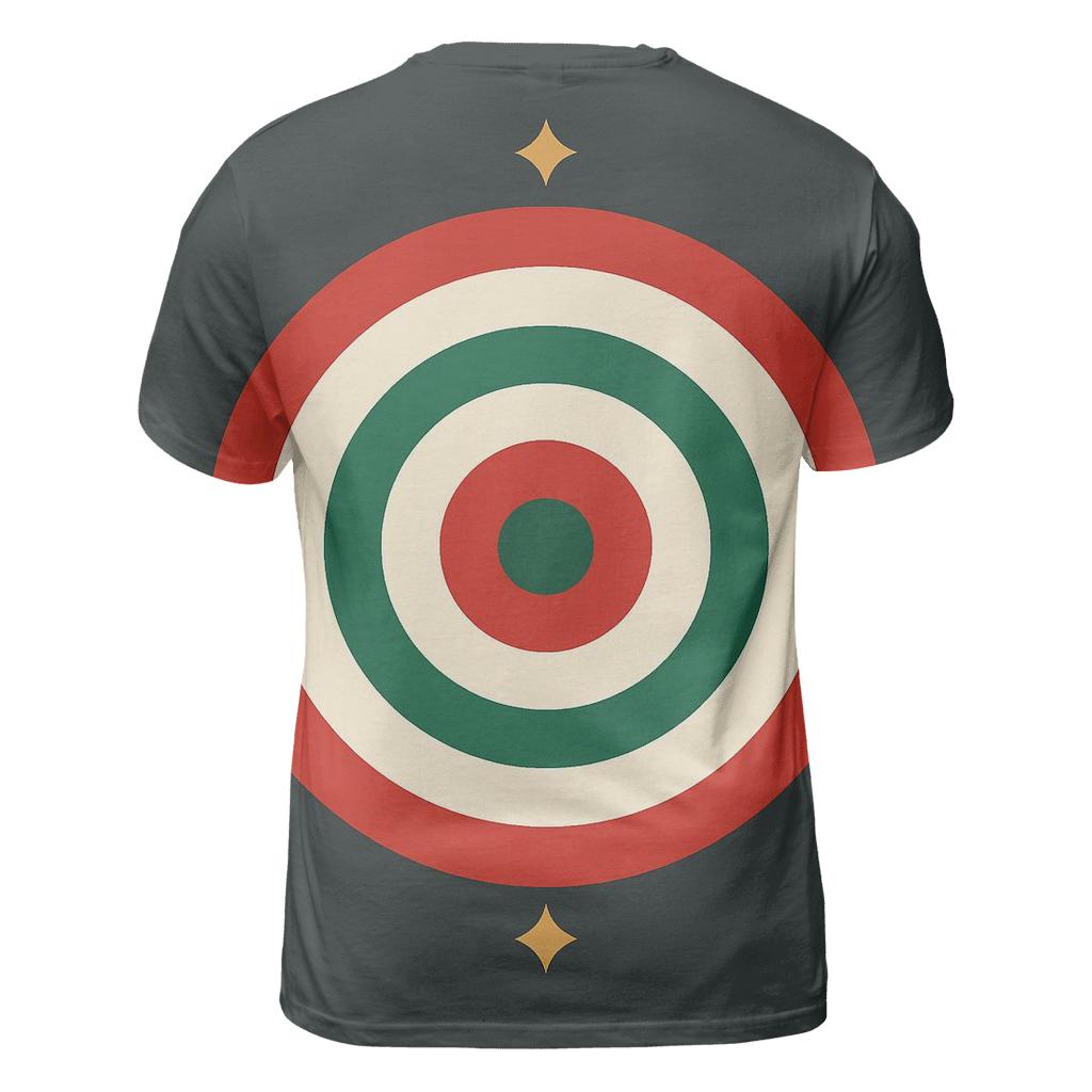 Ornament Ring Mandala vibrant all-over design tees