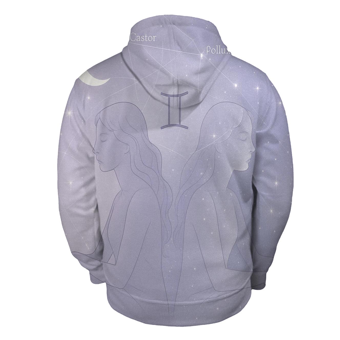 Ethereal Gemini Twins Portrait hoodie designs