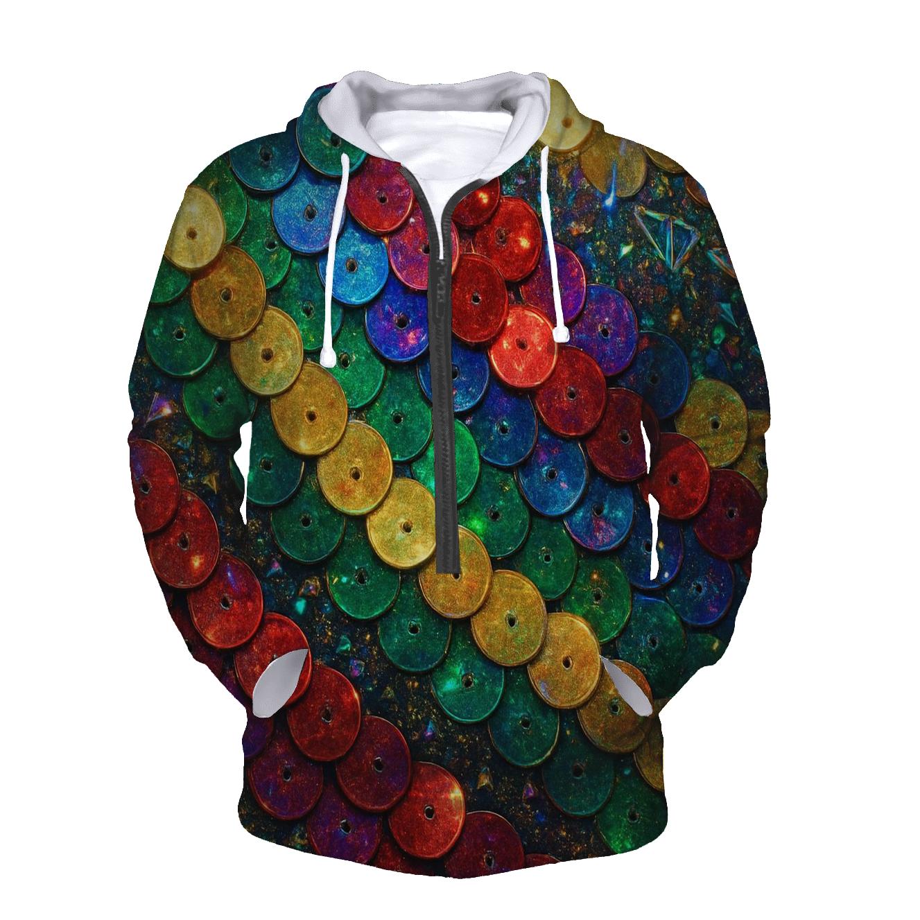 Prismatic Sequin Tide hoodie designs