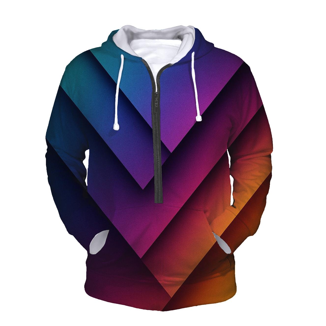 Chromatic Fold heavyweight hoodies