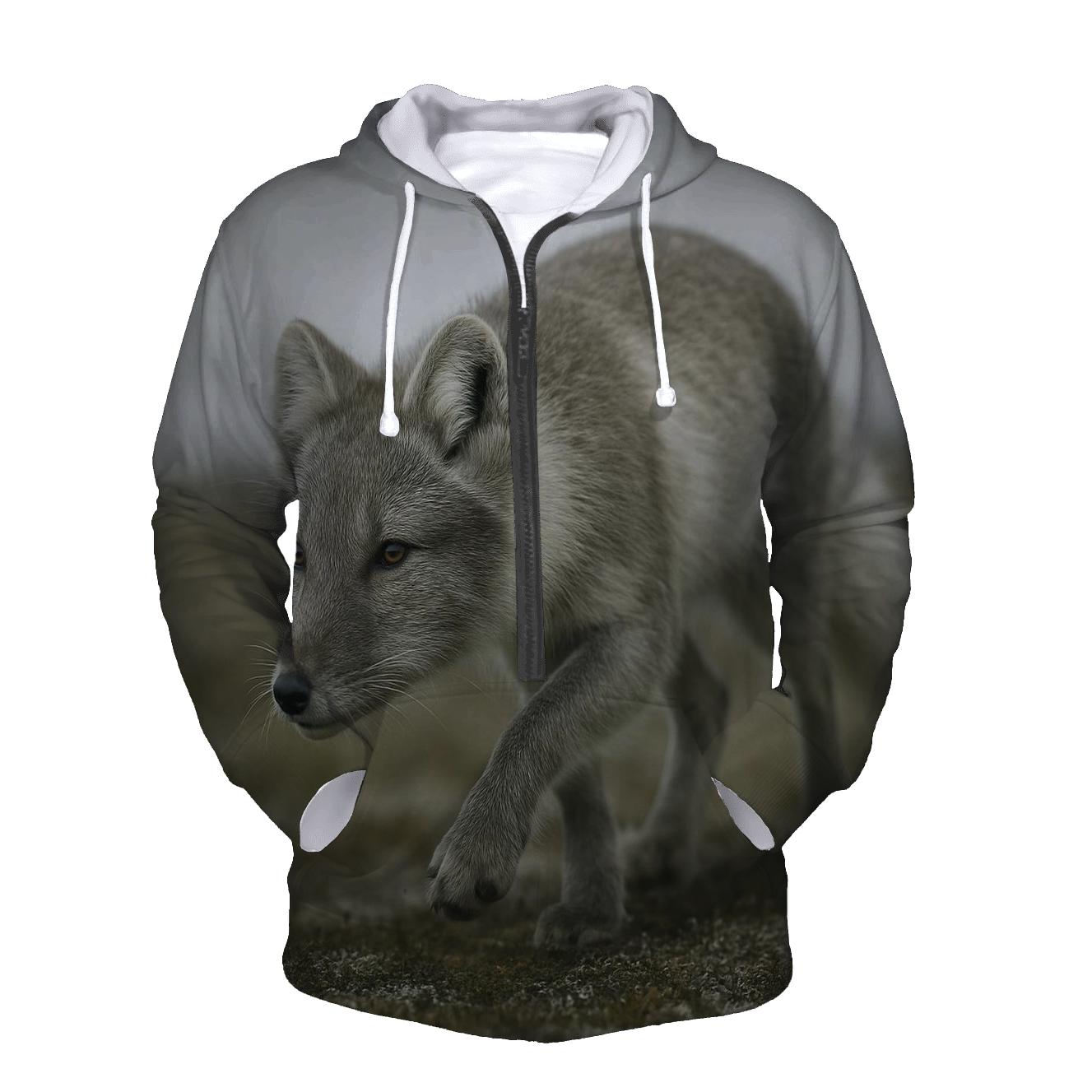 Tundra Stalk Arctic Fox heavyweight hoodies