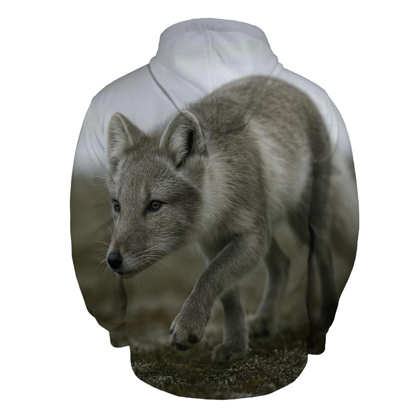 Tundra Stalk Arctic Fox heavyweight hoodies