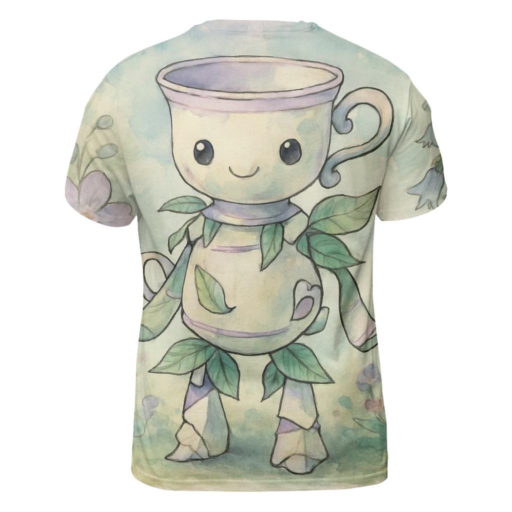 Surreal Tea Garden Creature trendy printed shirt styles