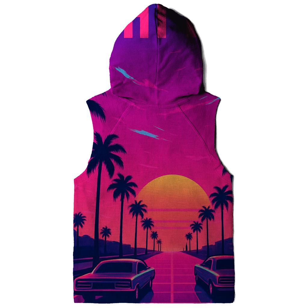 Neon Sunset Boulevard heavyweight hoodies