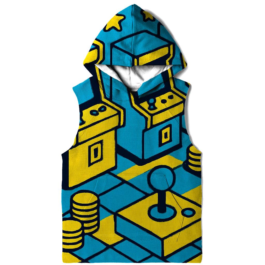 Pixel Arcade Alley heavyweight hoodies