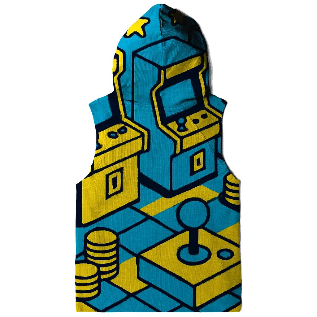 Pixel Arcade Alley heavyweight hoodies