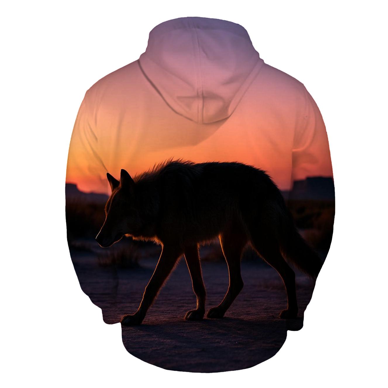 Desert Twilight Wanderer premium hoodies