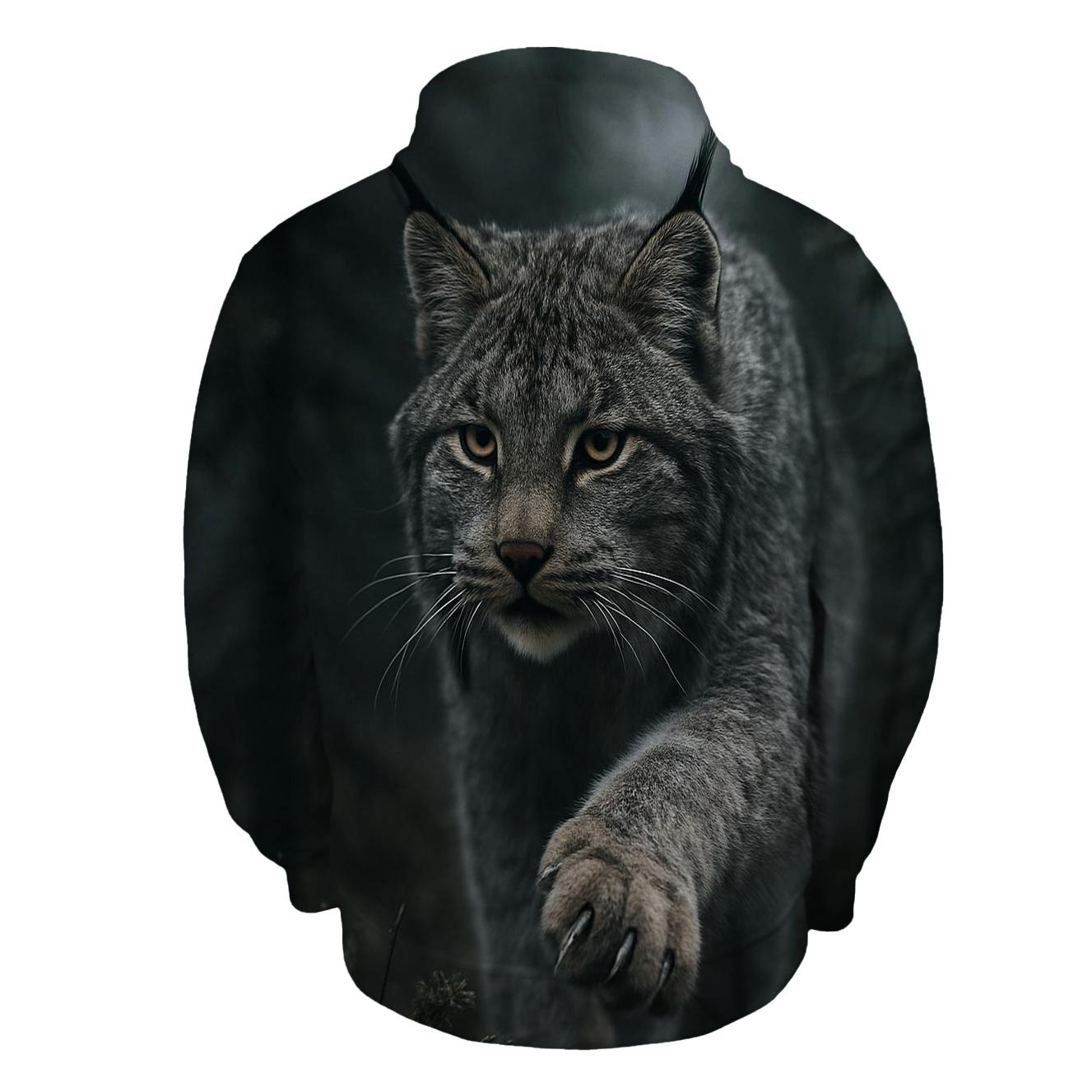 Boreal Lynx Ambush graphic hoodies