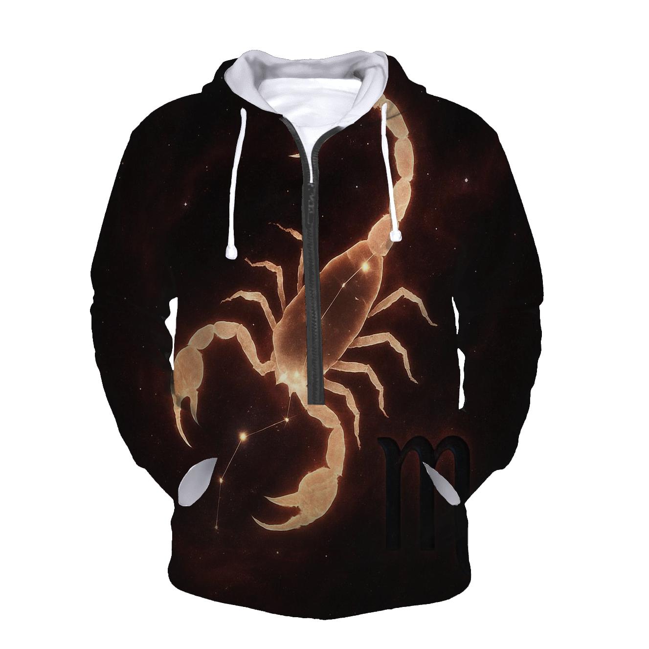 Scorpio Galactic Scorpion Design hoodie trends