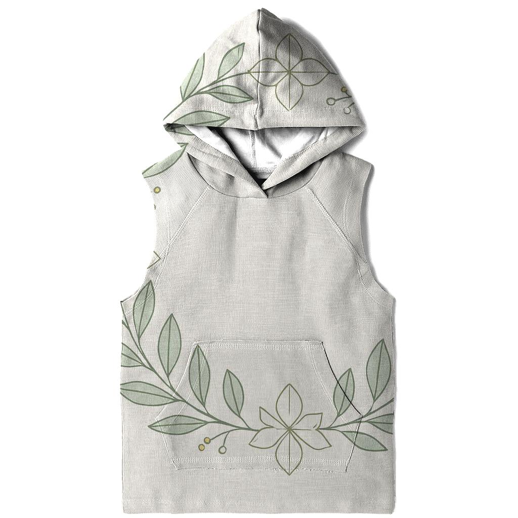 Botanical Geometry Crest heavyweight hoodies