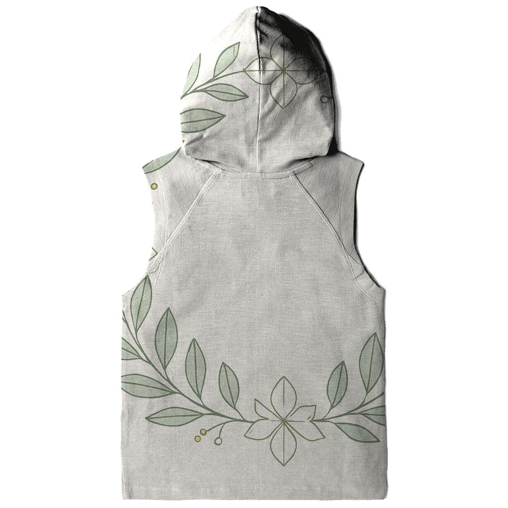 Botanical Geometry Crest heavyweight hoodies