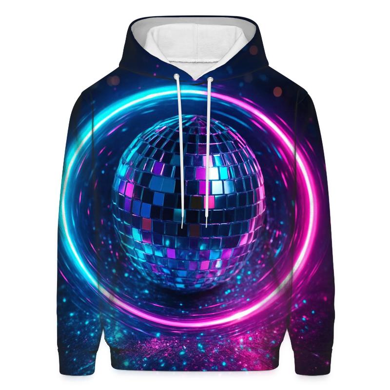 Neon Disco Halo lightweight hoodies