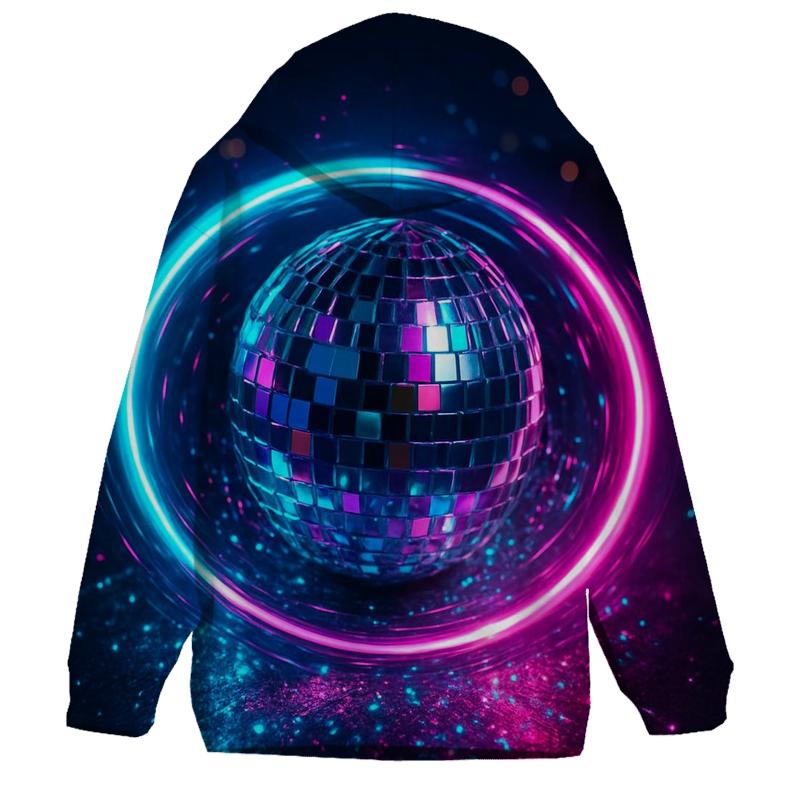 Neon Disco Halo lightweight hoodies