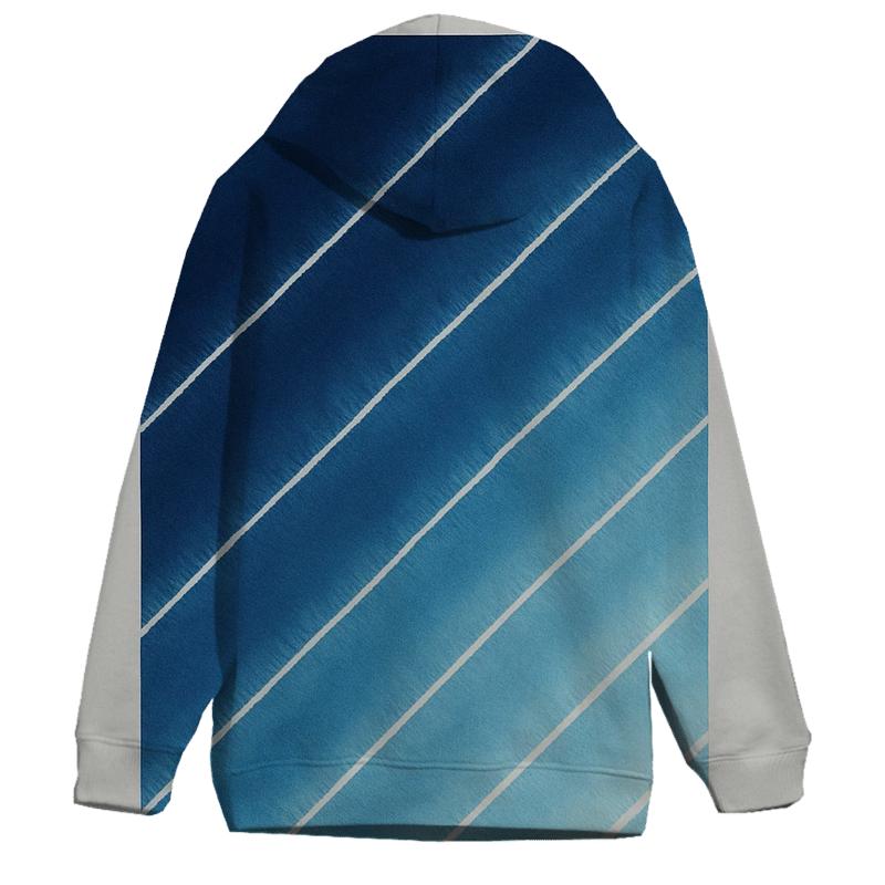 Indigo Arashi Diagonals hoodie trends