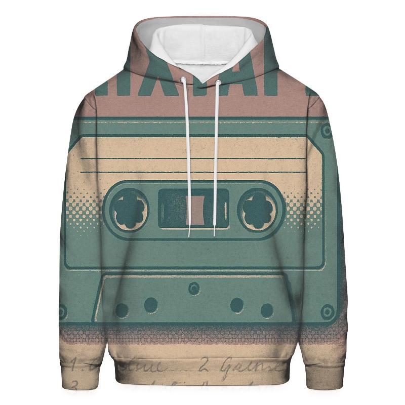 Faded Cassette Tape Album Cover hoodies fashion