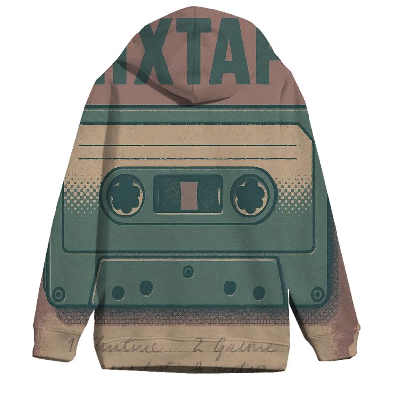 Faded Cassette Tape Album Cover hoodies fashion
