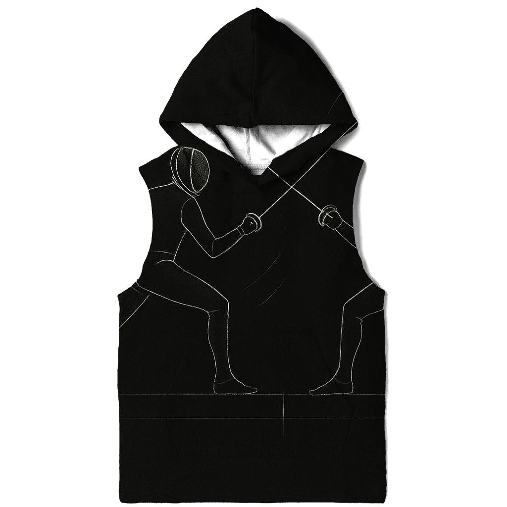 Fencing Duel Minimalist lightweight hoodies