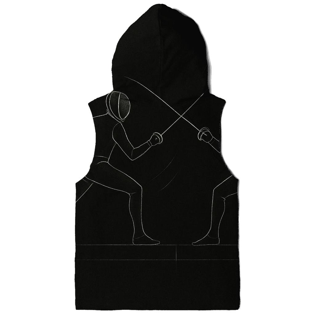 Fencing Duel Minimalist lightweight hoodies