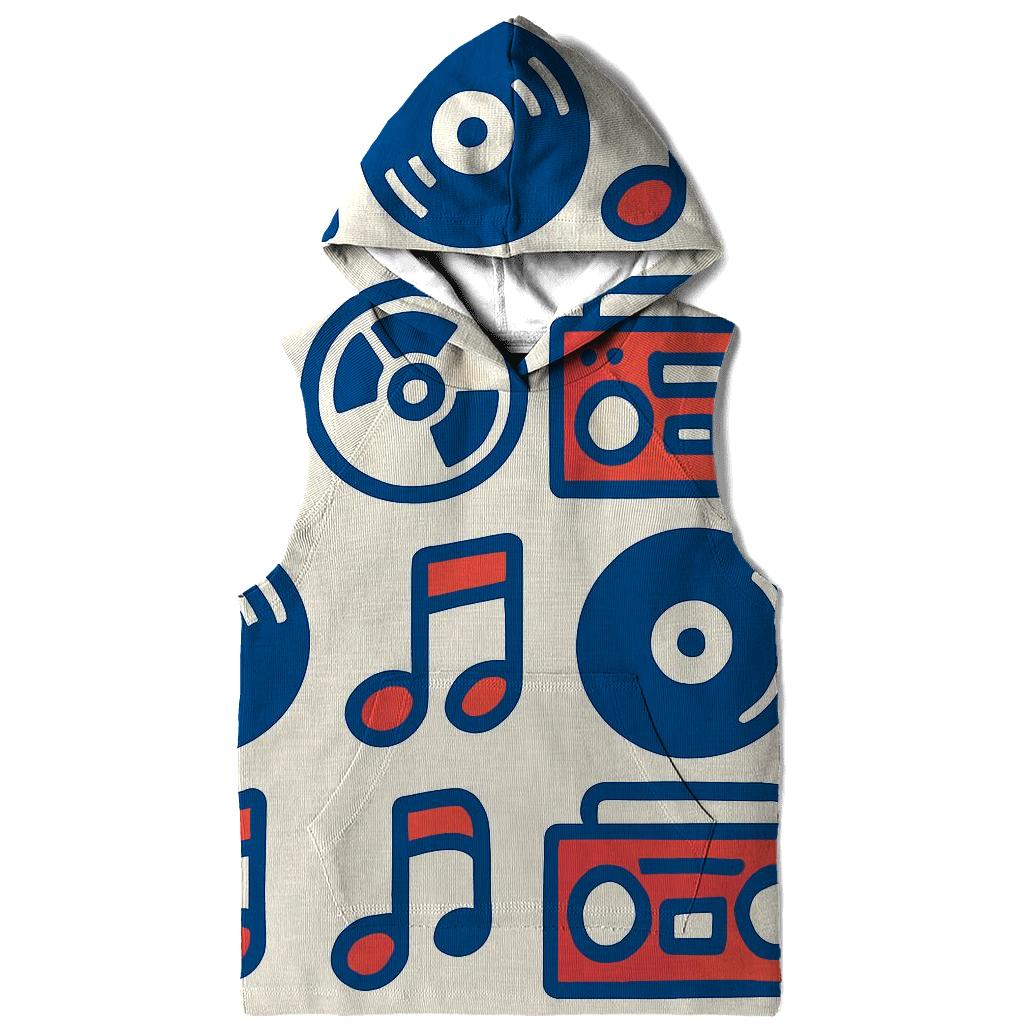 Boom Box Pop Pattern hoodies fashion