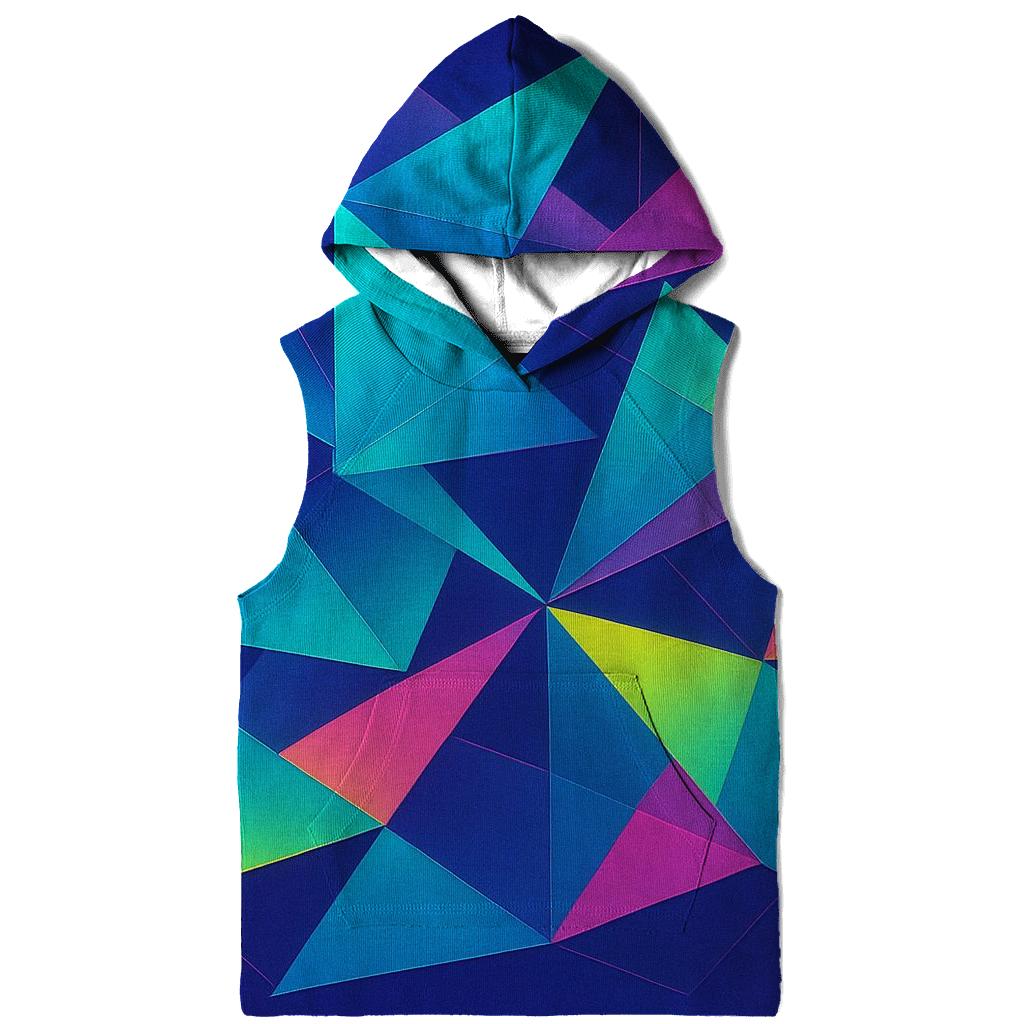 Retro Prism Triangles hoodies fashion
