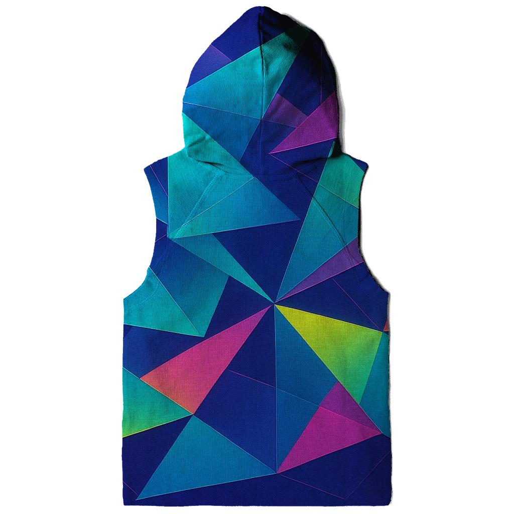 Retro Prism Triangles hoodies fashion
