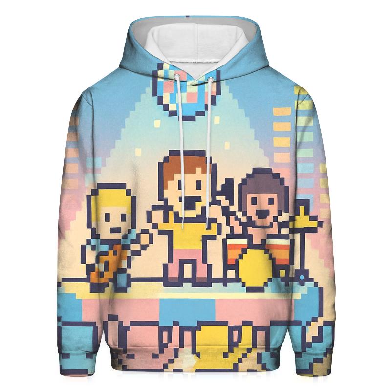 Pixel Pop Stage hoodie trends
