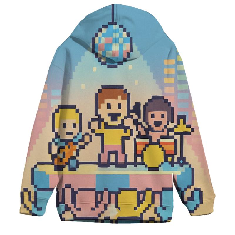 Pixel Pop Stage hoodie trends