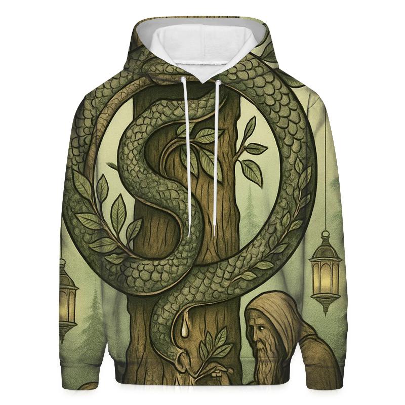 Arboreal Ouroboros Healer lightweight hoodies