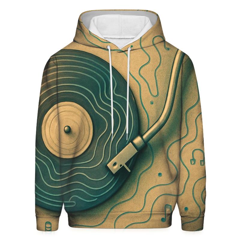 Turntable Topography custom hoodies