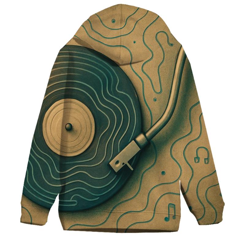 Turntable Topography custom hoodies
