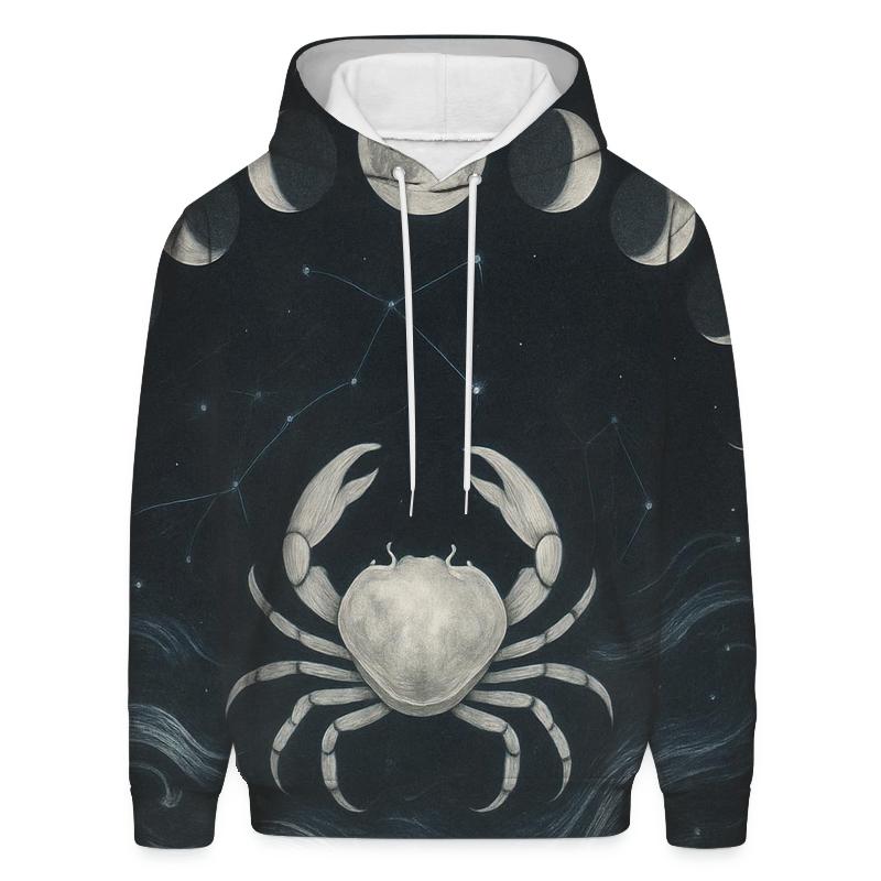 Cancer Moon Phase Cycle pullover hoodies