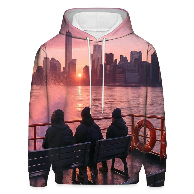Ferry Wake Reflection hoodie styles
