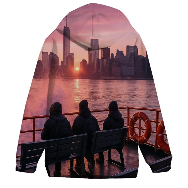 Ferry Wake Reflection hoodie styles