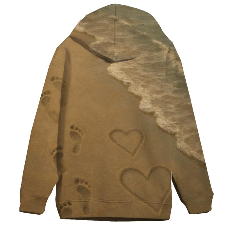 Footprints In The Heart custom hoodies