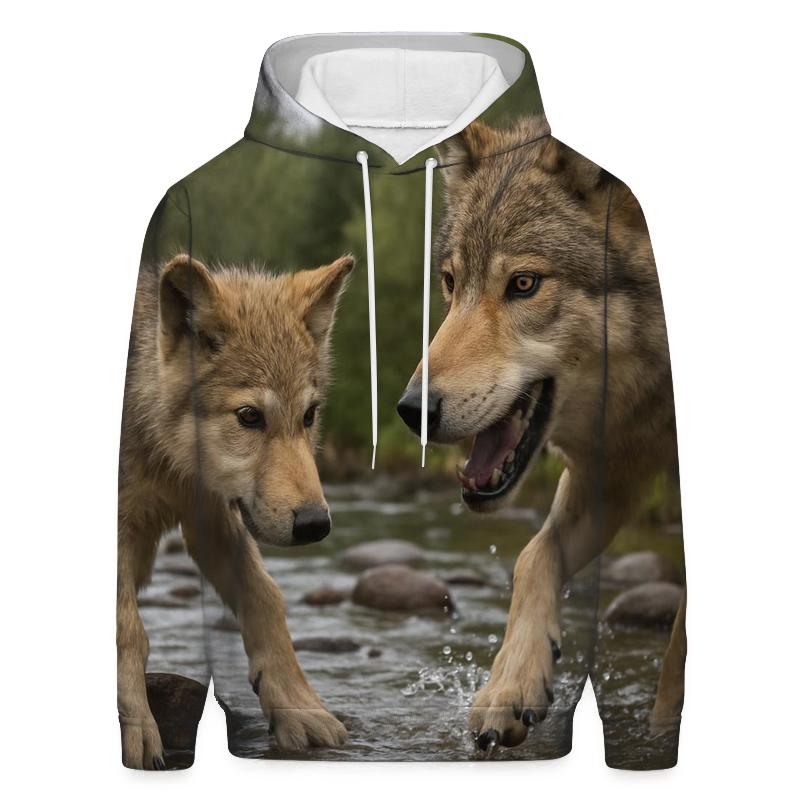 River Crossing Pup Lesson designer hoodies