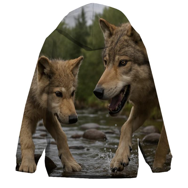 River Crossing Pup Lesson designer hoodies