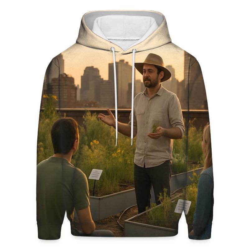 Rooftop Garden Sundown Lecture hoodie styles