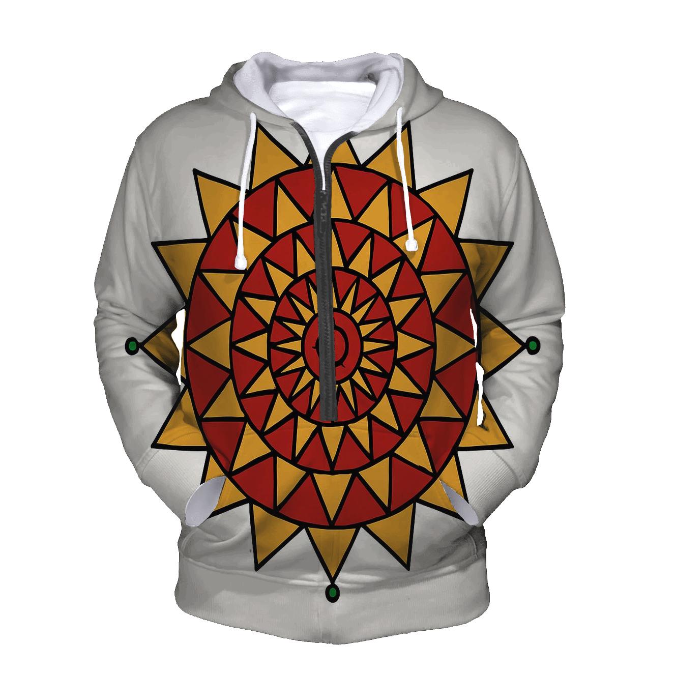 Starburst Ornament Mandala hoodie designs