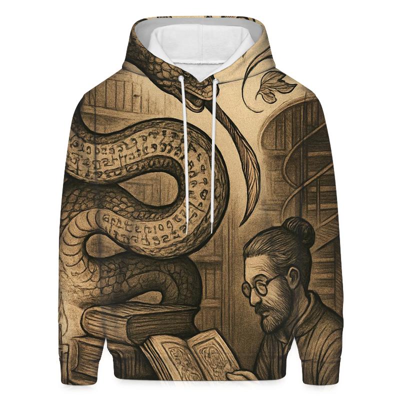 Archive Ouroboros Librarian heavyweight hoodies