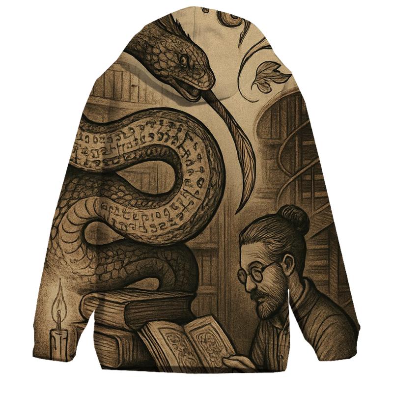 Archive Ouroboros Librarian heavyweight hoodies