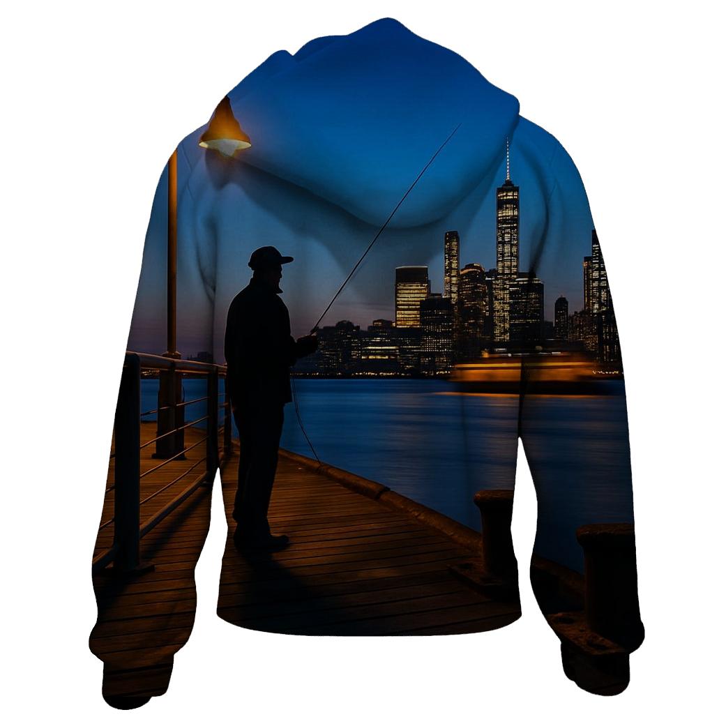 Harbor Lantern Twilight hoodie designs