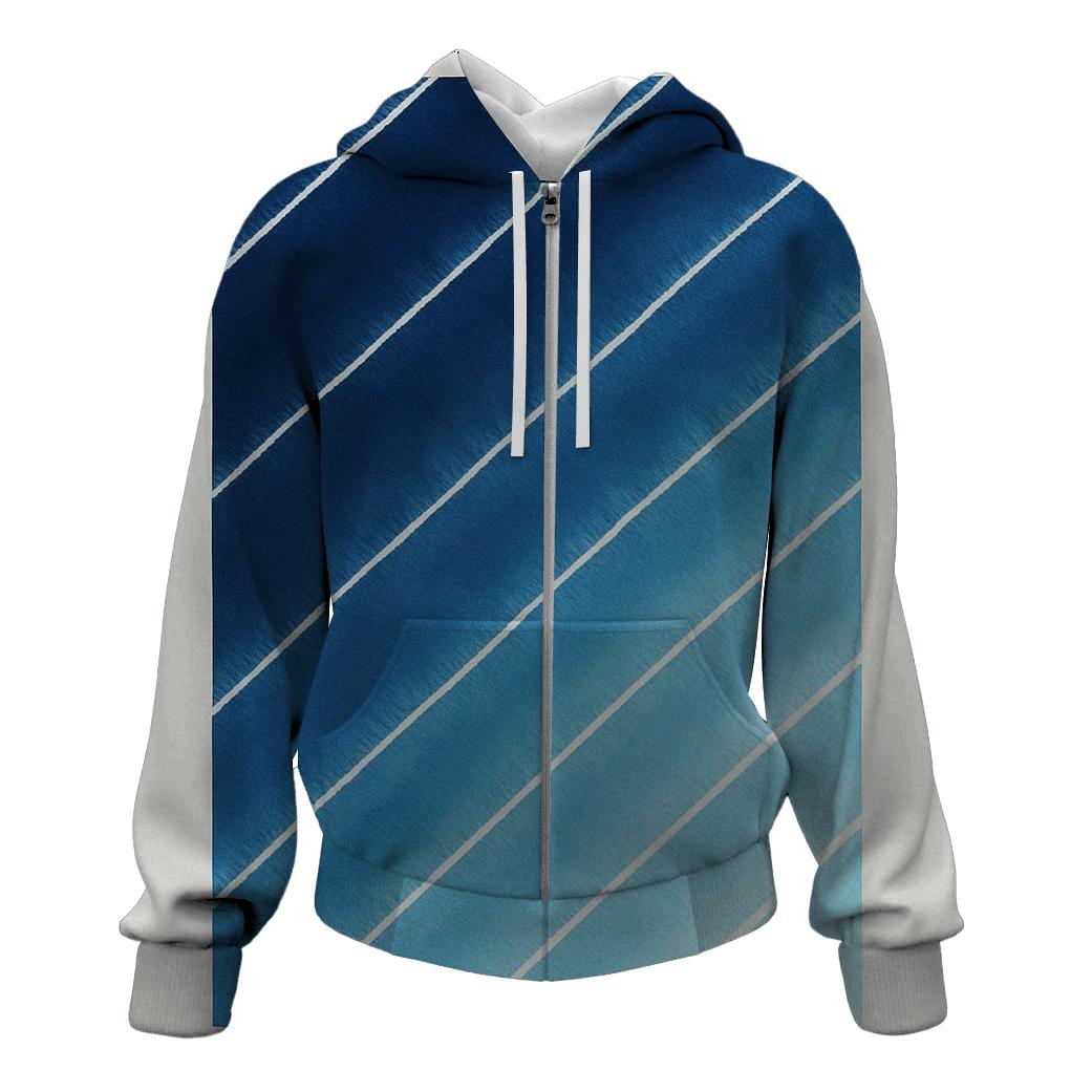 Indigo Arashi Diagonals lightweight hoodies