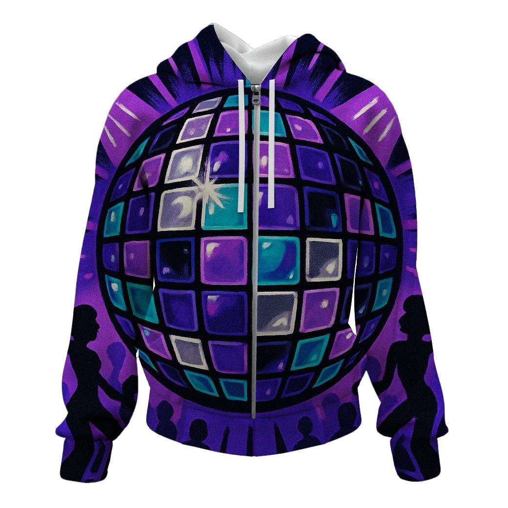 Disco Mirror Mosaic heavyweight hoodies