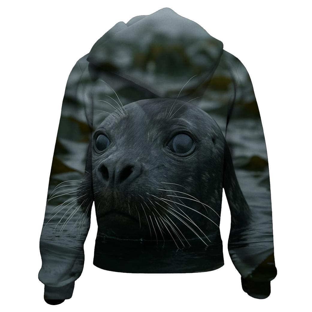 Kelp Cutwater Harbor Seal zip-up hoodies