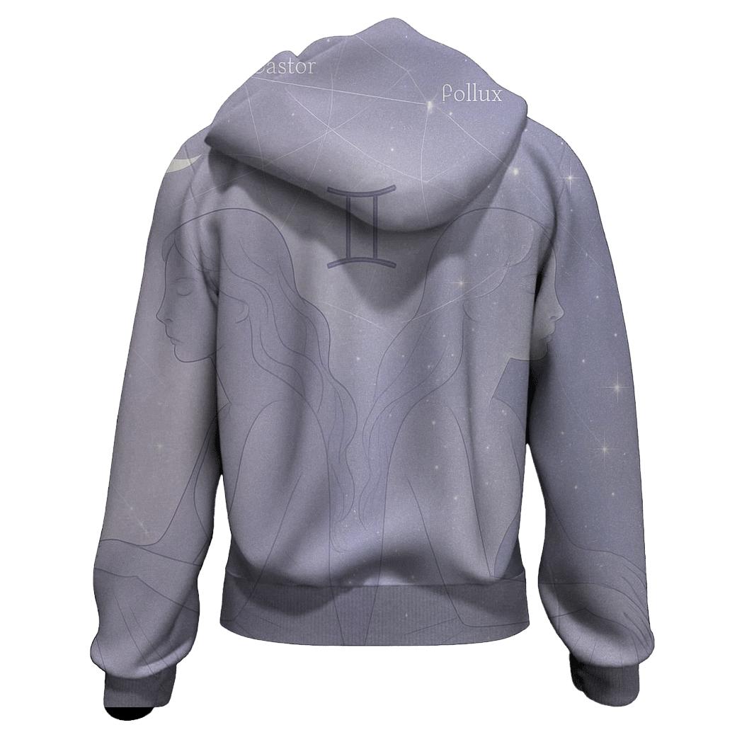 Ethereal Gemini Twins Portrait hoodie trends