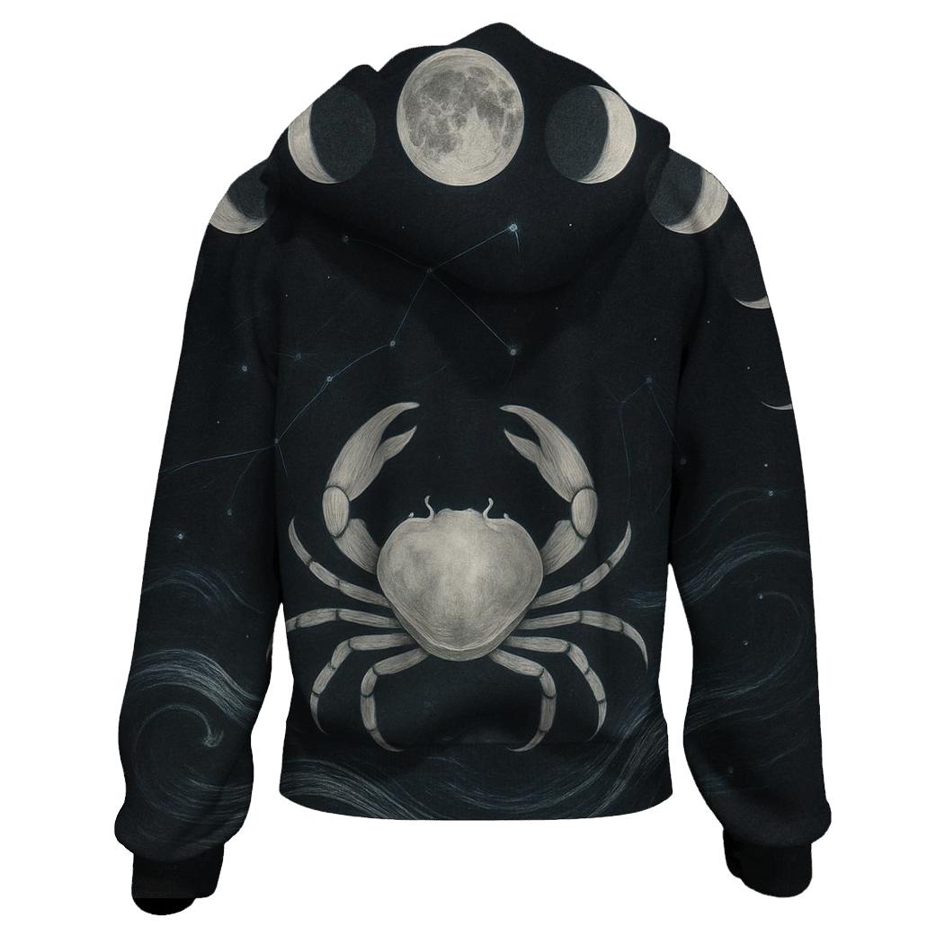 Cancer Moon Phase Cycle hoodie designs